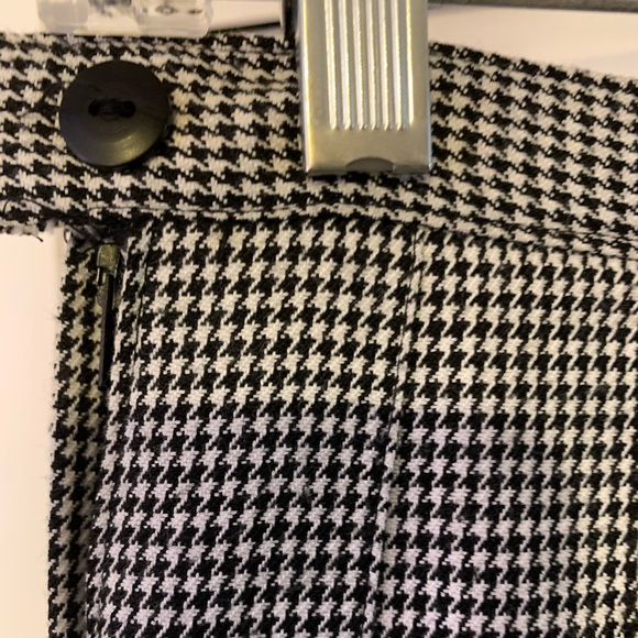 Vintage houndstooth pleated skirt Size 6 - Picture 3 of 4